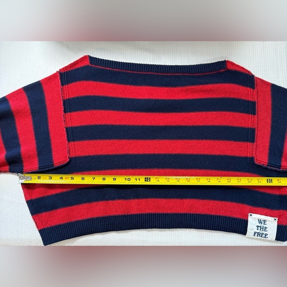 Free People Into The Blue Striped Sweater - Picture 5 of 7